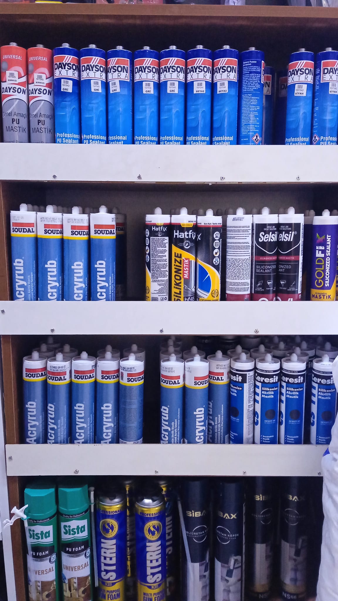 Silikon ve Mastikler